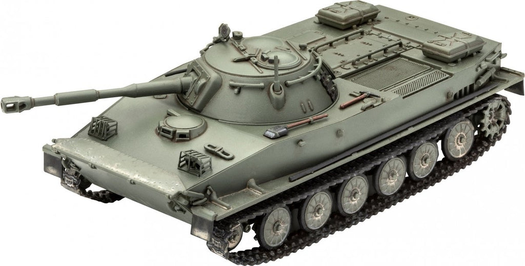 Revell modelbouwpakket militaire voertuigen – 03314 pt-76b tank plastic – 1:72 – modelbouw