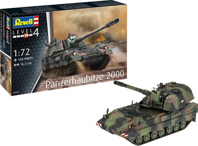 Revell modelbouwpakket militaire voertuigen – 03347 panzerhaubitze 2000 plastic – 1:72 – modelbouw