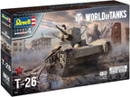 Revell modelbouwpakket militaire voertuigen – 03505 t-26 – world of tanks plastic – 1:35 – modelbouw