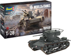 Revell modelbouwpakket militaire voertuigen – 03505 t-26 – world of tanks plastic – 1:35 – modelbouw
