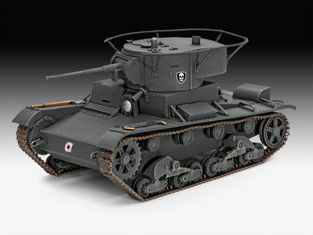 Revell modelbouwpakket militaire voertuigen – 03505 t-26 – world of tanks plastic – 1:35 – modelbouw