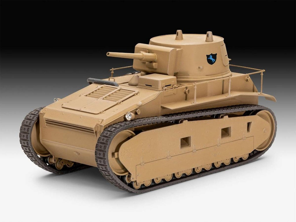 Revell modelbouwpakket militaire voertuigen – 03506 leichttraktor rheinmetall 1930 – world of tanks plastic – 1:35 – modelbouw
