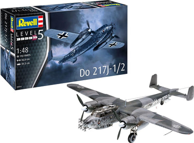 Revell modelbouwpakket militaire voertuigen – 03814 do 217j-1/2 plane plastic – 1:48 – modelbouw