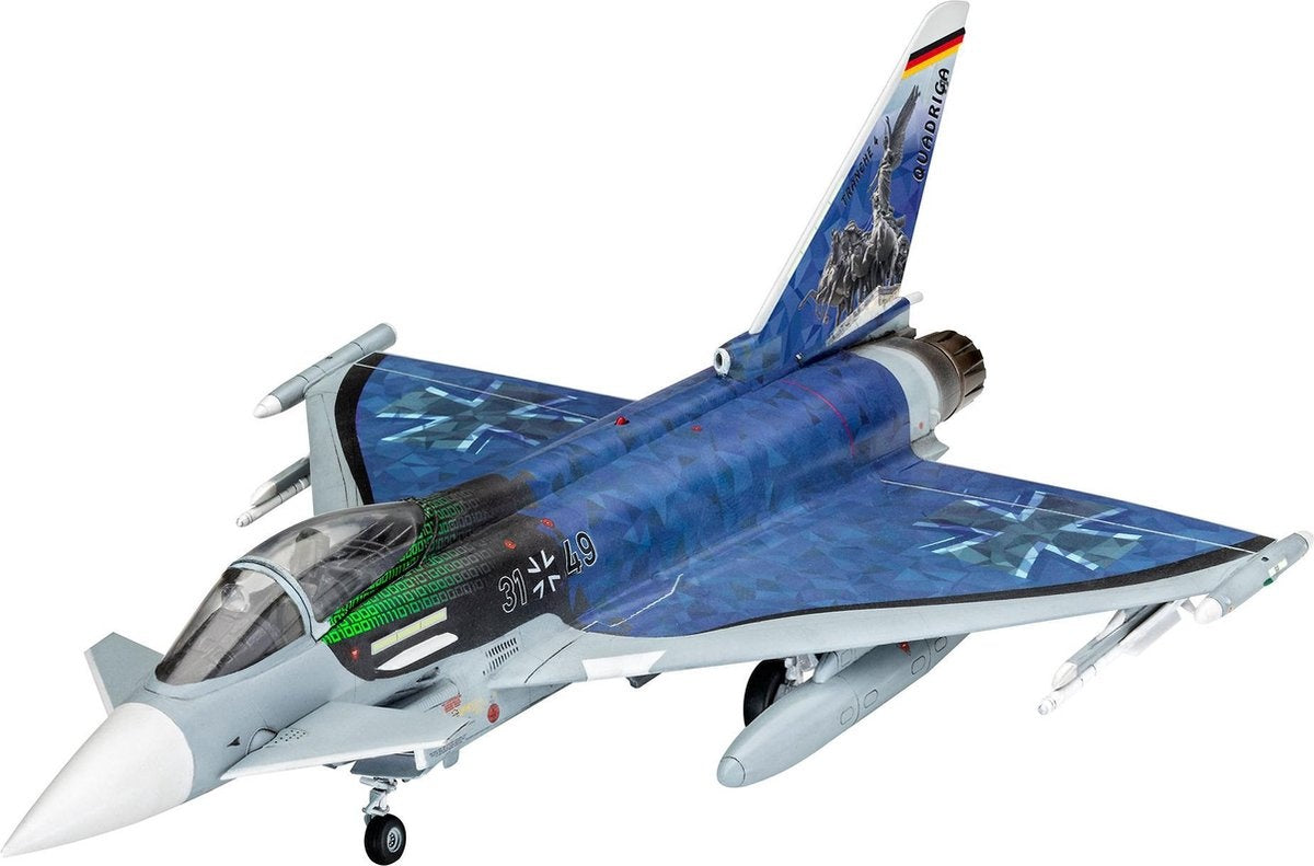 1:72 Revell 03843 eurofighter "luftwaffe 2020 quadriga" plane modelbouwpakket