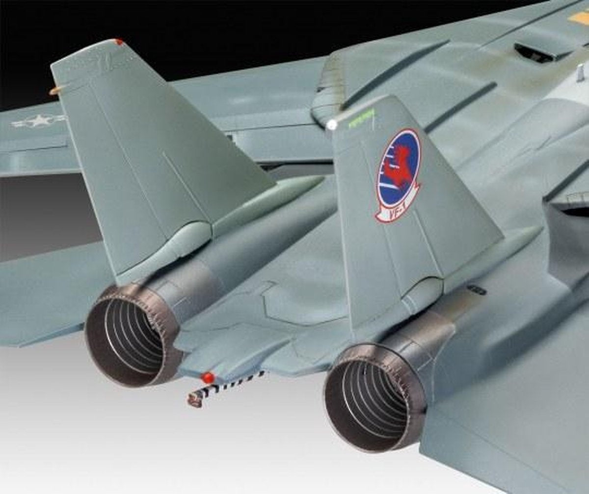 Revell modelbouwpakket militaire voertuigen – 03865 maverick#039 f-14a tomcat ‘top gun' plastic – 1:48 – modelbouw