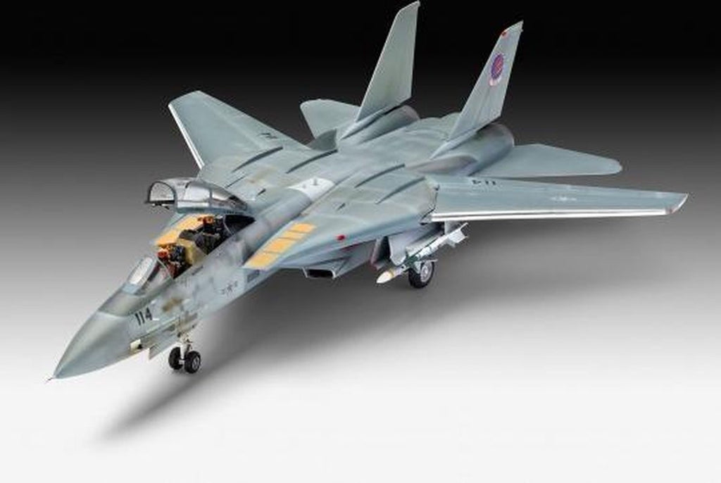 Revell modelbouwpakket militaire voertuigen – 03865 maverick#039 f-14a tomcat ‘top gun' plastic – 1:48 – modelbouw