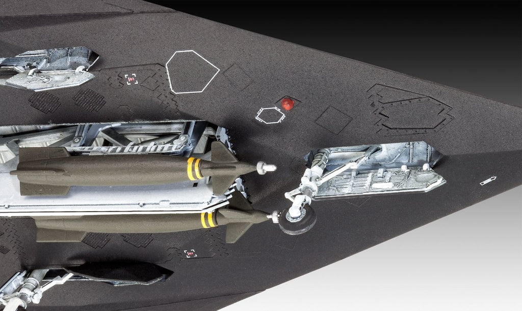 Revell modelbouwpakket militaire voertuigen – 03899 f-117 stealth fighter plastic – 1:72 – modelbouw