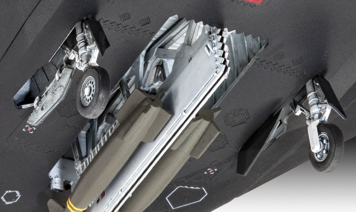 Revell modelbouwpakket militaire voertuigen – 03899 f-117 stealth fighter plastic – 1:72 – modelbouw