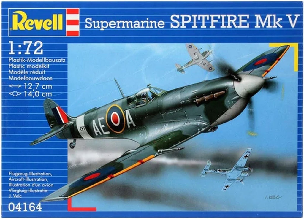 Revell modelbouwpakket militaire voertuigen – 04164 spitfire mk.v plastic – 1:72 – modelbouw
