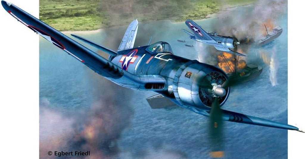 Revell modelbouwpakket militaire voertuigen – 04781 vought f4u-1a corsair plastic – 1:32 – modelbouw