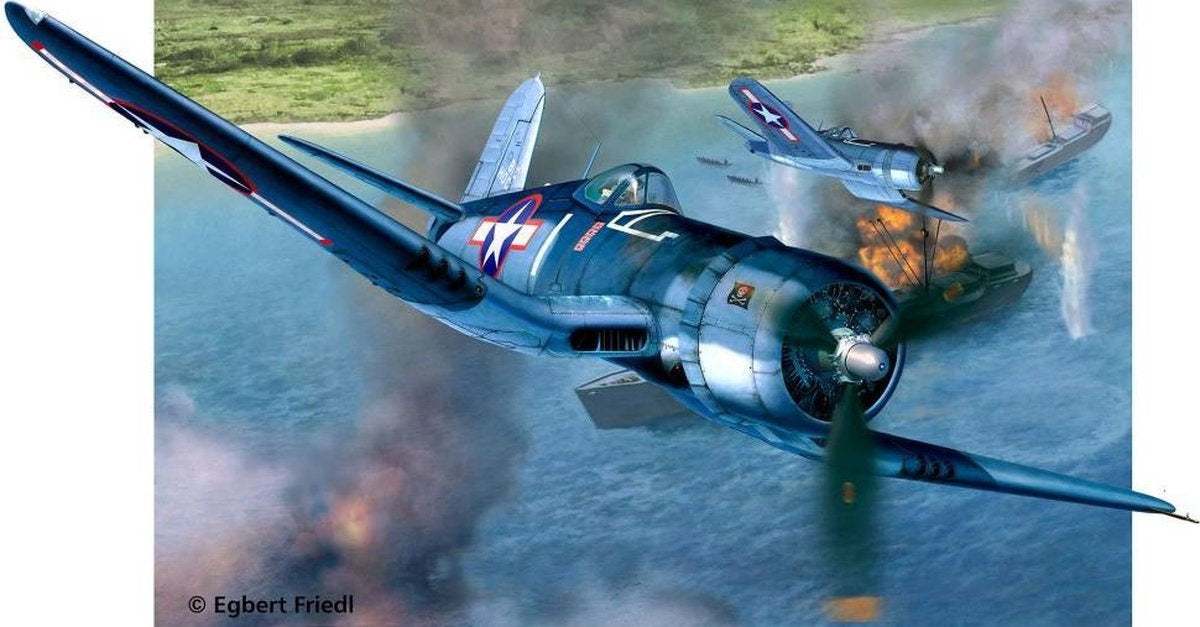 Revell modelbouwpakket militaire voertuigen – 04781 vought f4u-1a corsair plastic – 1:32 – modelbouw