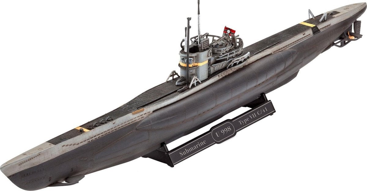 Revell modelbouwpakket militaire voertuigen – 05154 german submarine type vii c/41 plastic – 1:350 – modelbouw