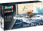 Revell modelbouwpakket militaire voertuigen – 05154 german submarine type vii c/41 plastic – 1:350 – modelbouw