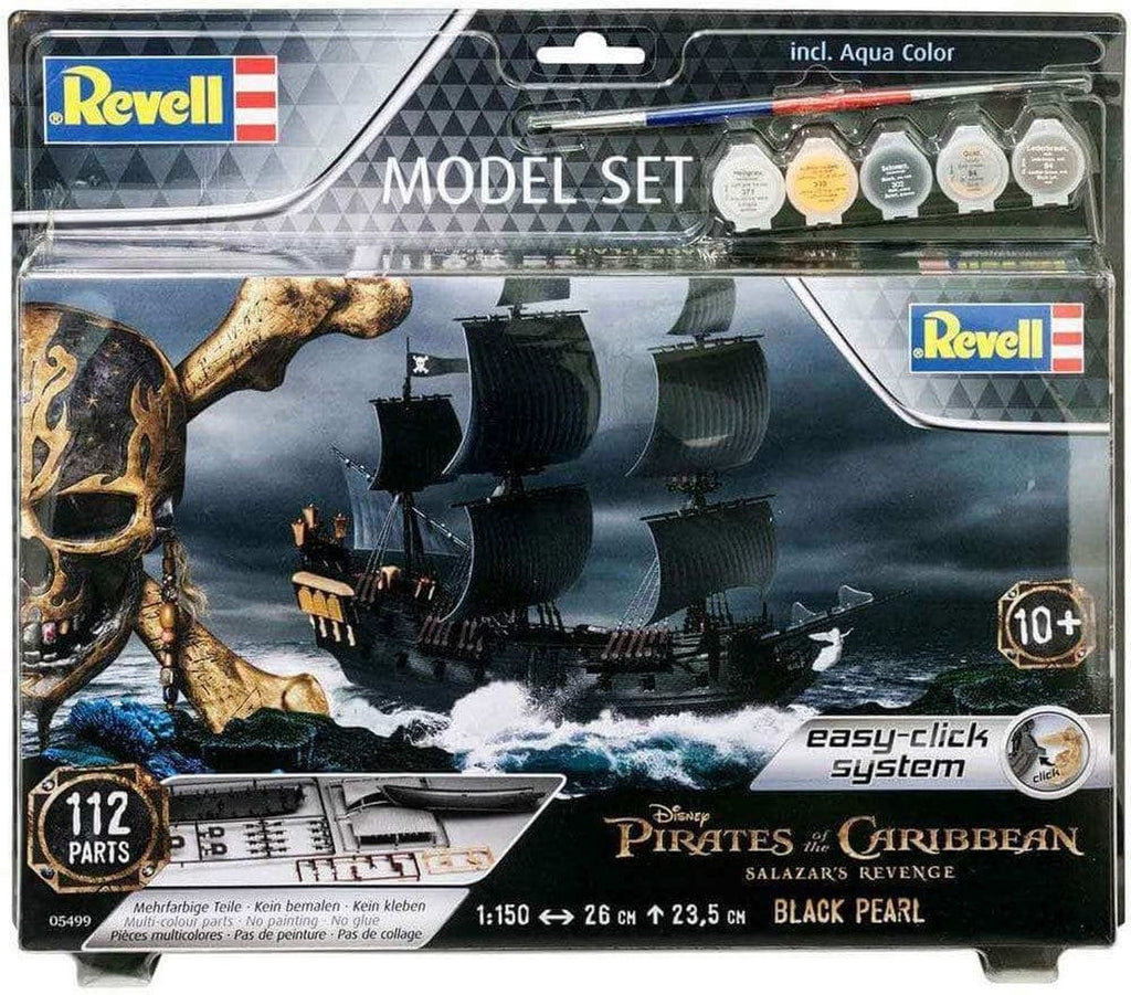 Revell modelbouwpakket schepen – 05499 black pearl pirate ship plastic – 1:150 – modelbouw