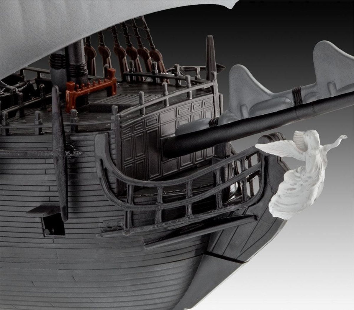 Revell modelbouwpakket schepen – 05499 black pearl pirate ship plastic – 1:150 – modelbouw