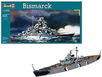 Revell modelbouwpakket schepen – 05802 bismarck ship plastic – 1:1200 – modelbouw