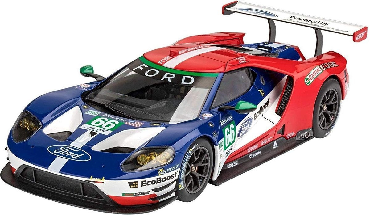 Revell modelbouwpakket auto – 07041 ford gt le mans 2017 plastic – 1:24 – modelbouw