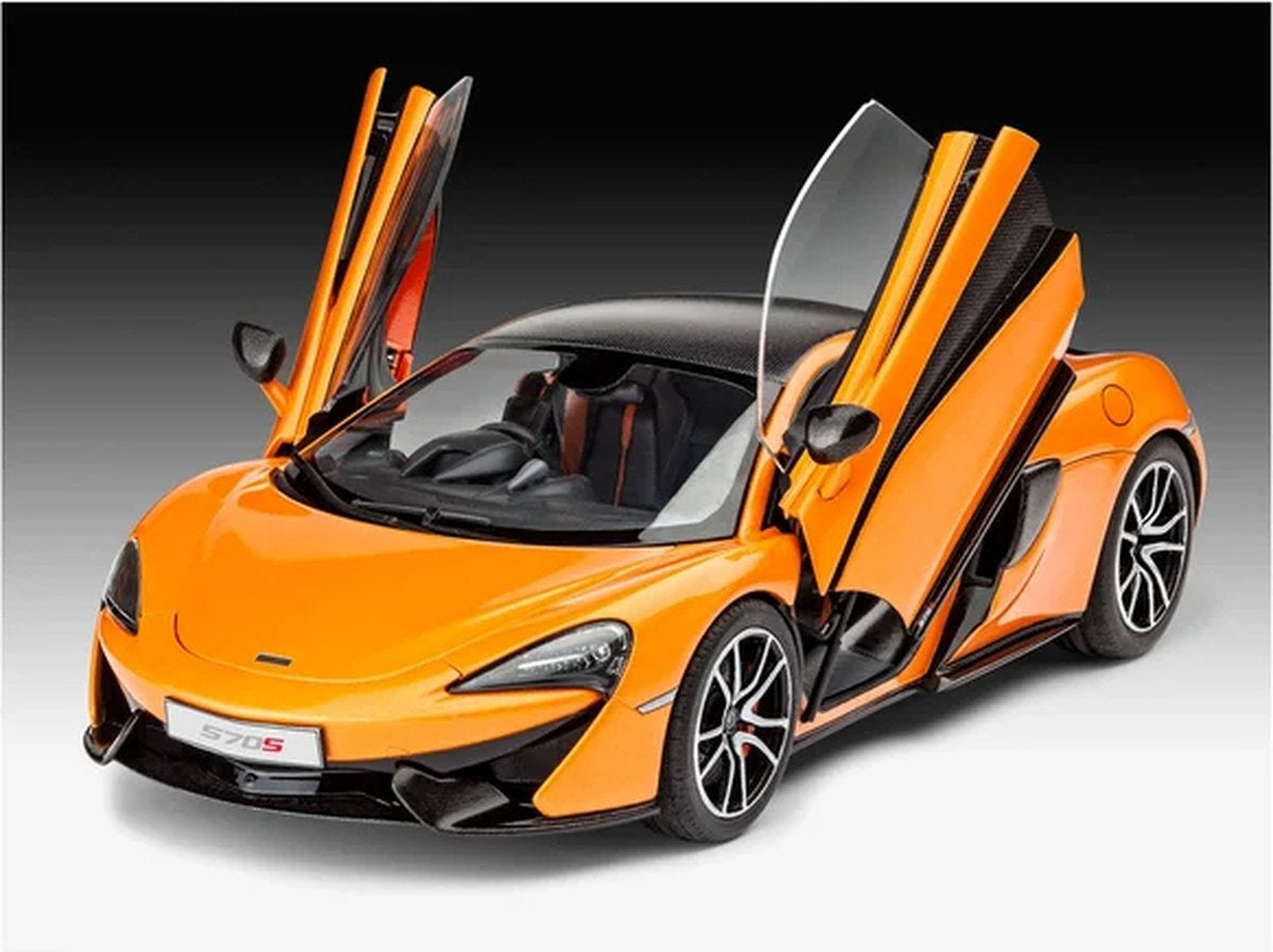 Revell modelbouwpakket auto – 07051 mclaren 570s – britse sportauto plastic – 1:24 – modelbouw