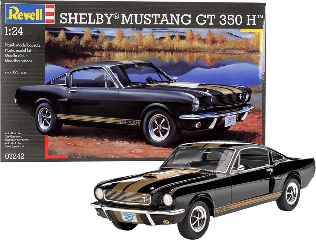 Revell modelbouwpakket auto – 07242 shelby mustang gt 350 h plastic – 1:24 – modelbouw