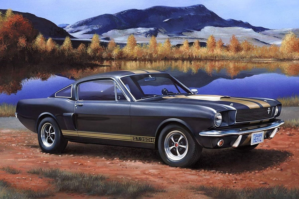 Revell modelbouwpakket auto – 07242 shelby mustang gt 350 h plastic – 1:24 – modelbouw
