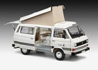 Revell modelbouwpakket auto – 07344 volkswagen t3 camper – duitse camper plastic – 1:25 – modelbouw
