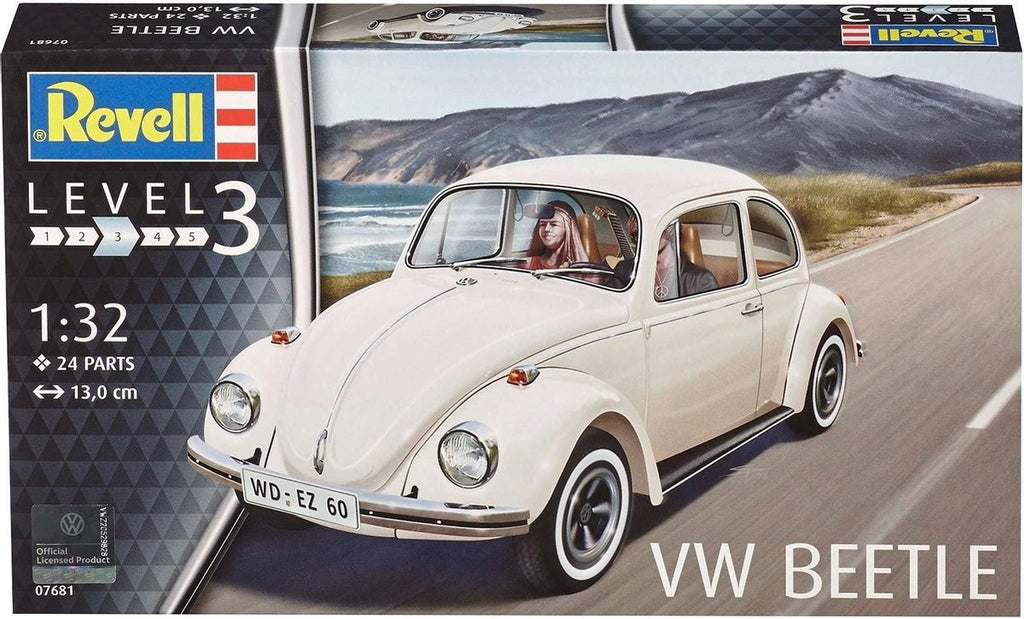 Revell modelbouwpakket auto – 07681 volkswagen vw kever – duitse personenauto plastic – 1:32 – modelbouw