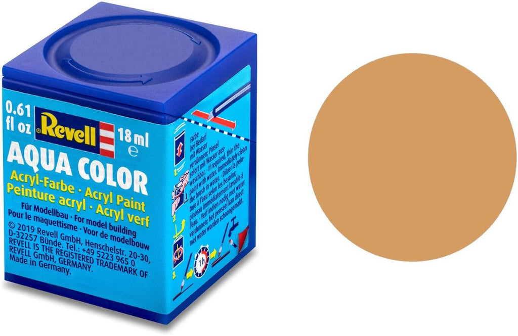 Revell hobbyverf acrylverf – aqua #17 africa brown – matt – acryl – verf potje – 18 ml