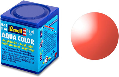 Revell hobbyverf acrylverf – aqua #731 red – clear – acryl – verf potje – 18 ml