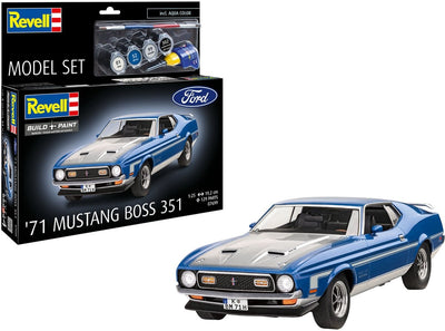 Revell modelbouwpakket auto – 67699 71 ford mustang boss 351 – model set plastic – 1:25 – modelbouw