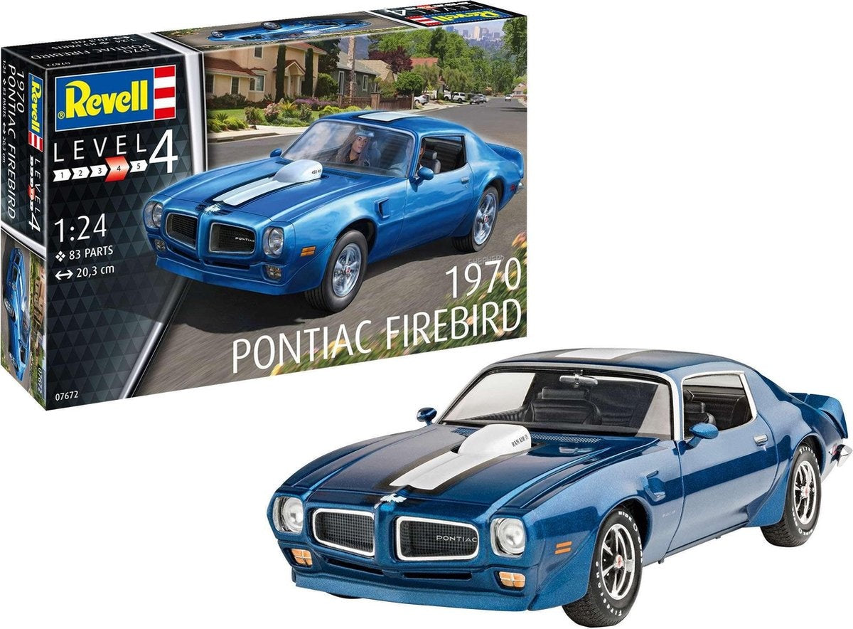 1:24 Revell 67672 1970 pontiac firebird car – model set modelbouwpakket