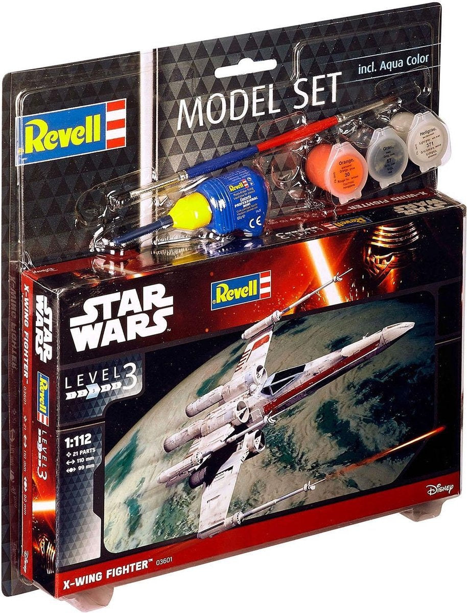 Revell – 63601 x-wing fighter – star wars – model set plastic – 1:112 – modelbouw