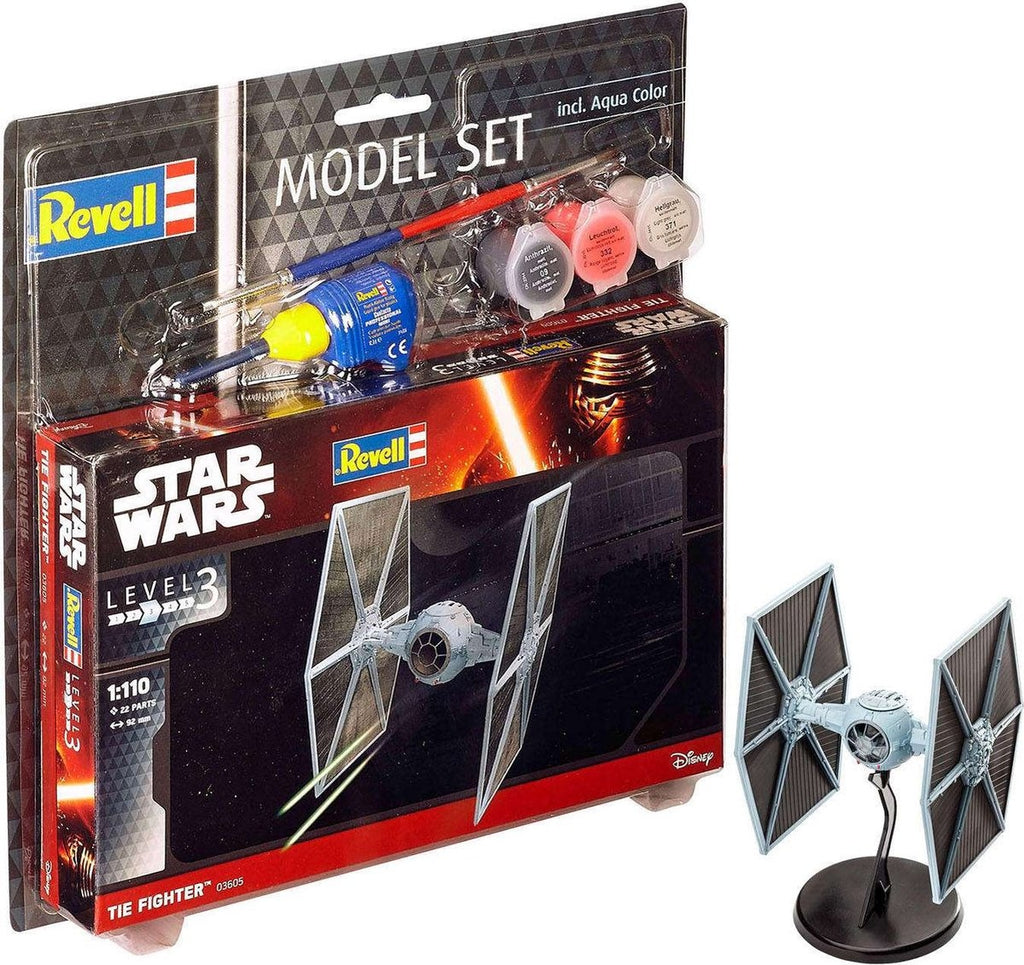 Revell – 63605 tie fighter – star wars – model set plastic – 1:110 – modelbouw