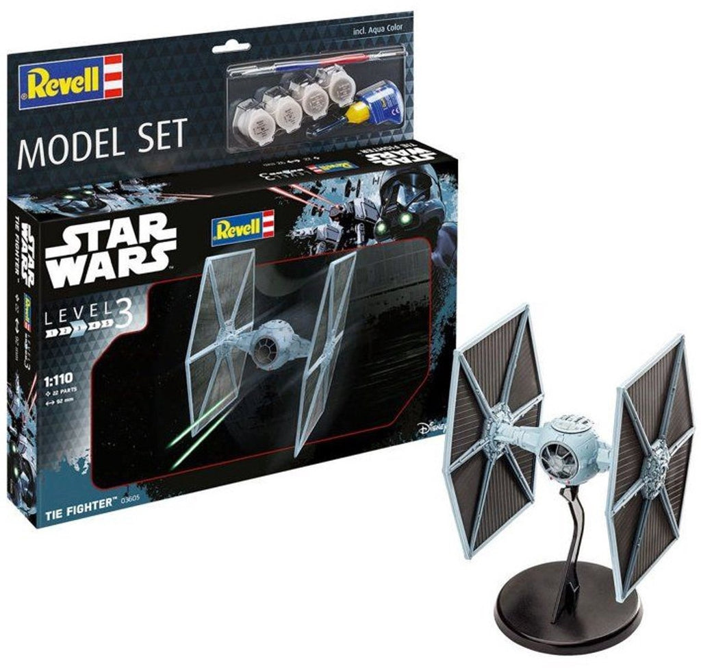 Revell – 63605 tie fighter – star wars – model set plastic – 1:110 – modelbouw