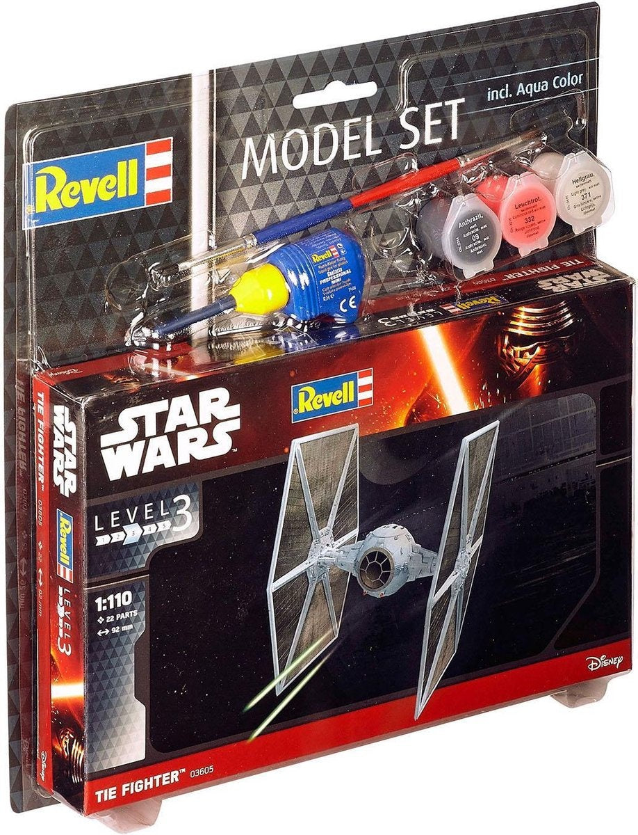 Revell – 63605 tie fighter – star wars – model set plastic – 1:110 – modelbouw