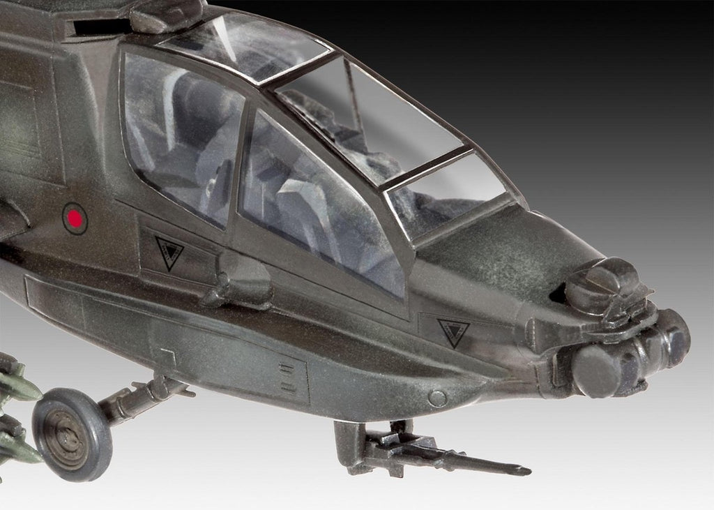 Revell modelbouwpakket militaire voertuigen – 64985 ah-64a apache – model set plastic – 1:100 – modelbouw