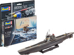 Revell modelbouwpakket militaire voertuigen – 65154 german submarine type vii c/41 – model set plastic – 1:350 – modelbouw