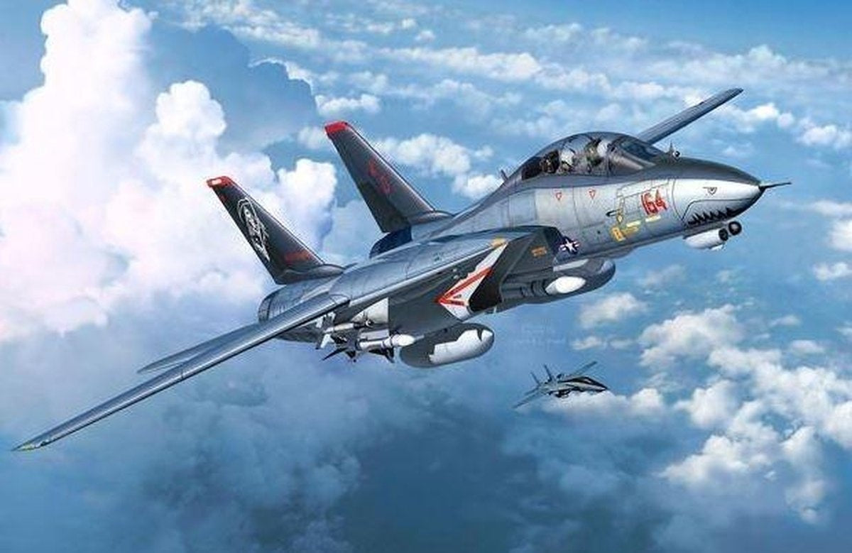 Revell modelbouwpakket vliegtuigen – 03960 f-14d super tomcat plastic – 1:72 – modelbouw