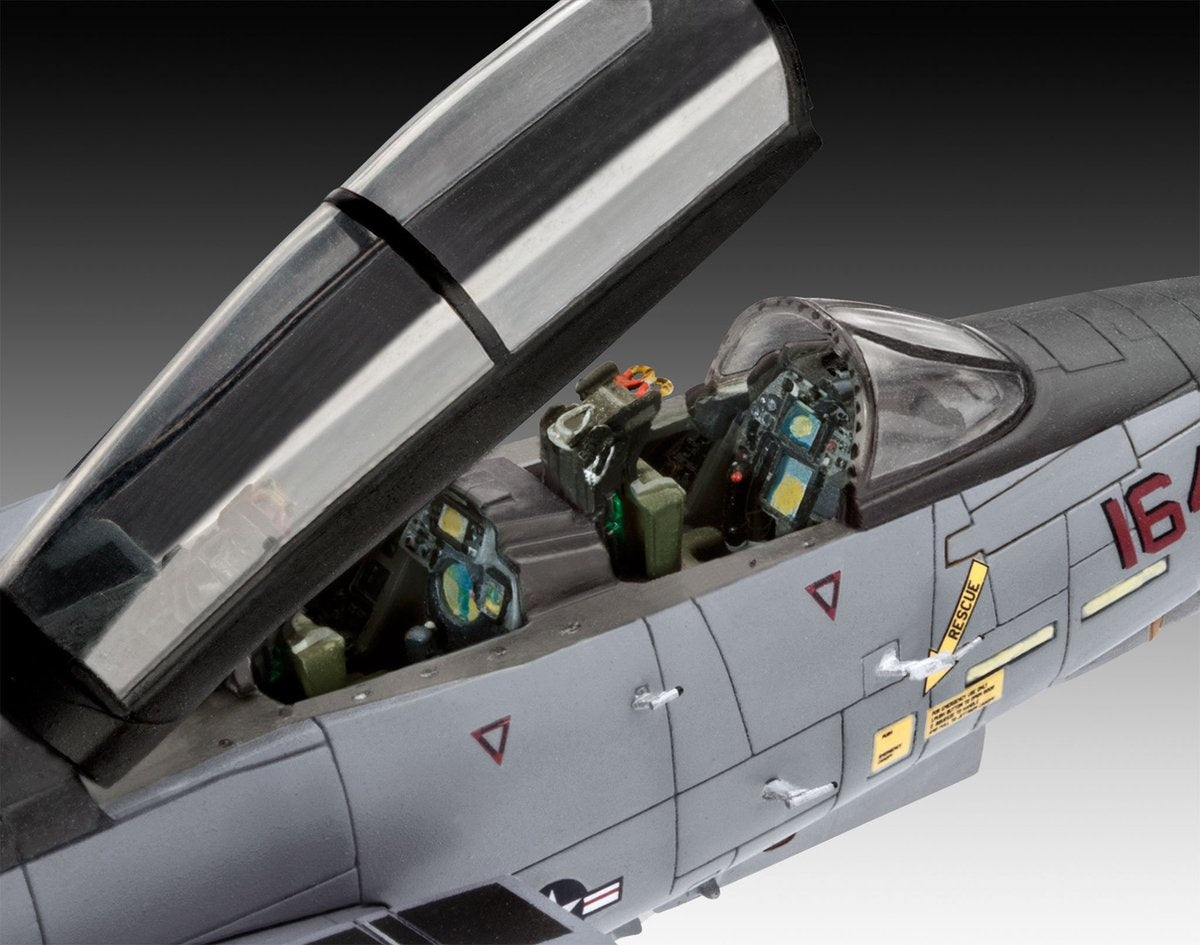 Revell modelbouwpakket vliegtuigen – 03960 f-14d super tomcat plastic – 1:72 – modelbouw