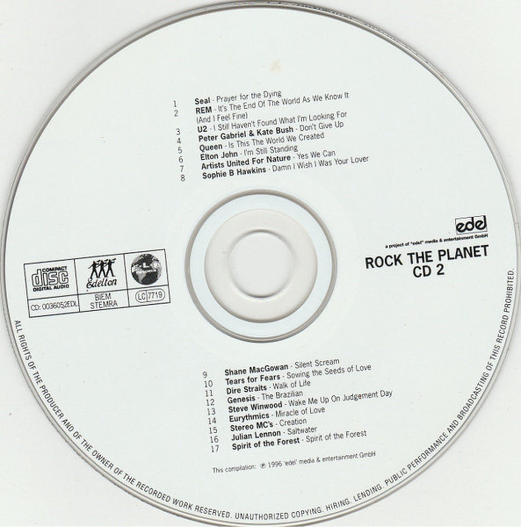 Rock the planet – CD