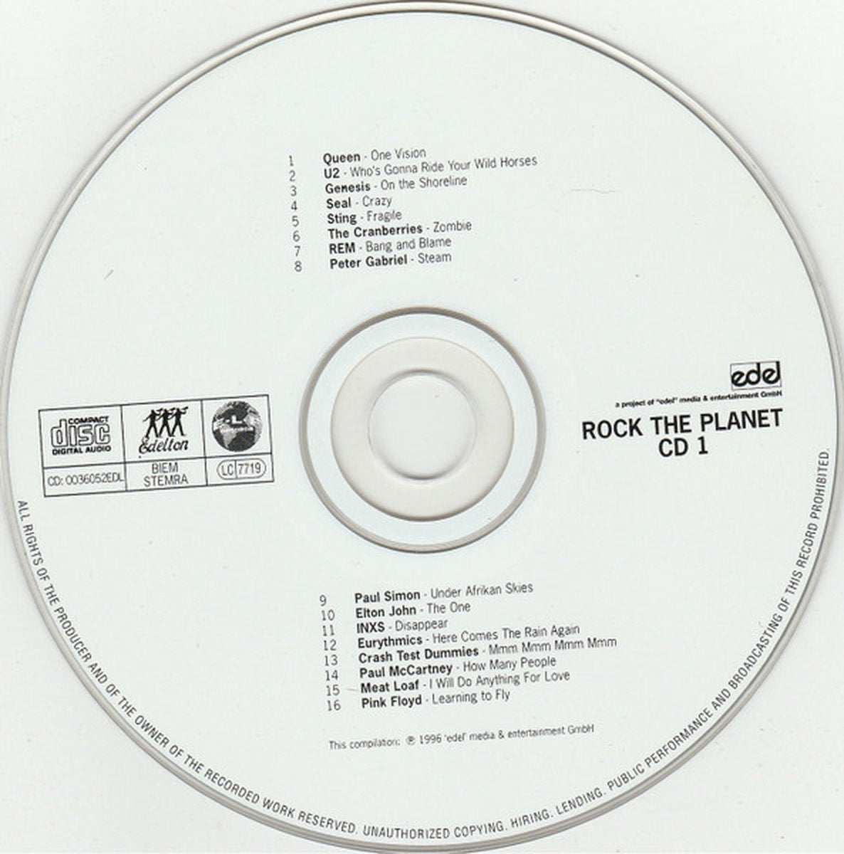 Rock the planet – CD