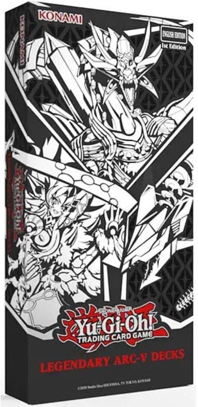 Asmodee yu-gi-oh legendary arc-v decks trading card game set.