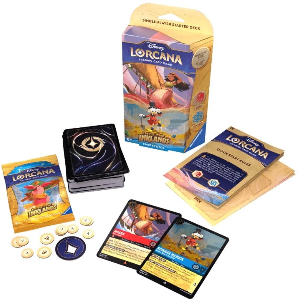 Disney lorcana trading card game: set 3 – starter deck b (en