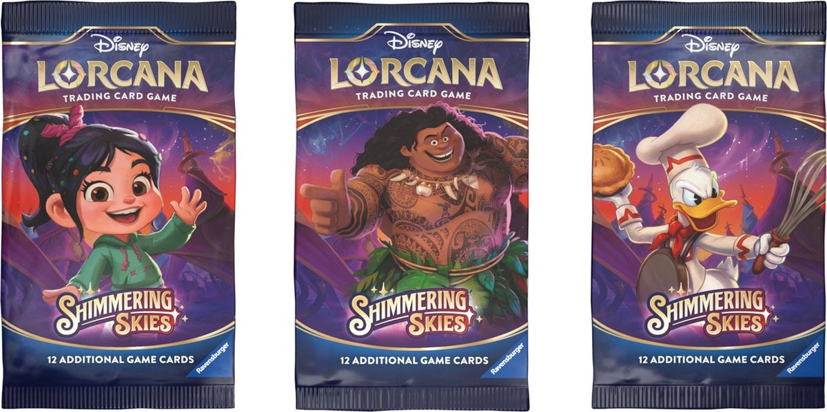 Disney lorcana TCG: shimmering skies – booster – uk