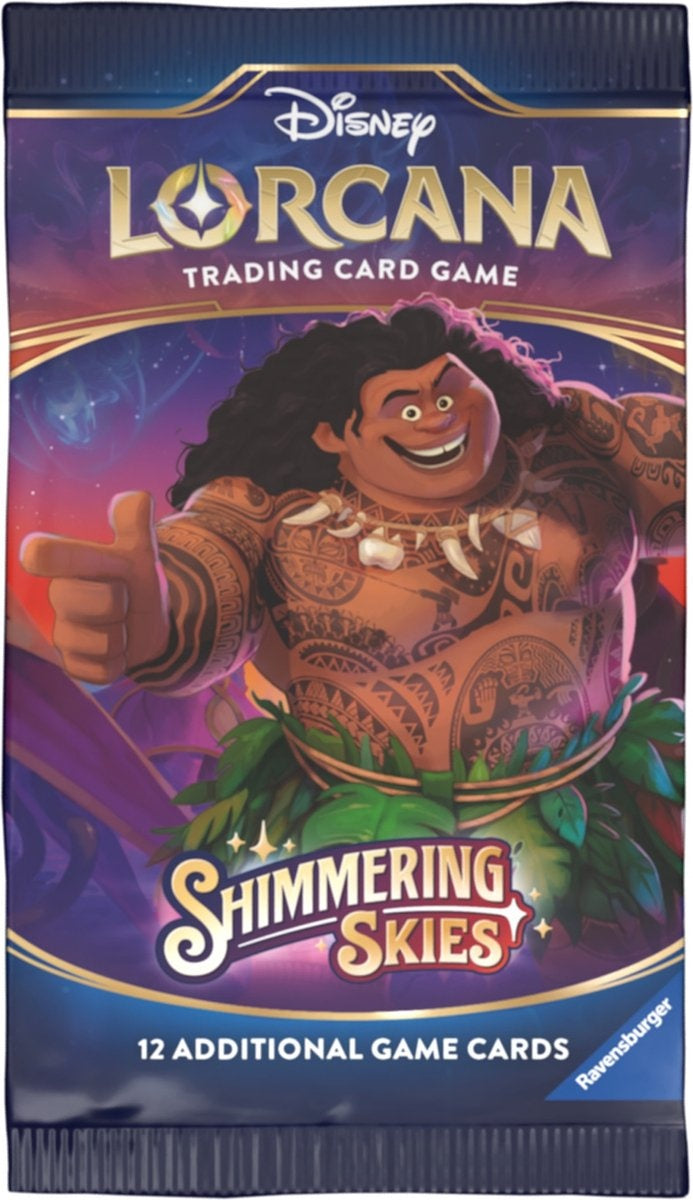 Disney lorcana TCG: shimmering skies – booster – uk