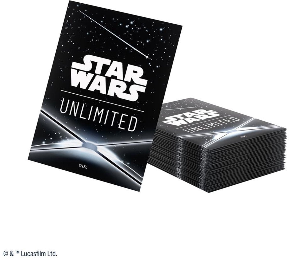 Gamegenic star wars unlimited art sleeves card black black – en.