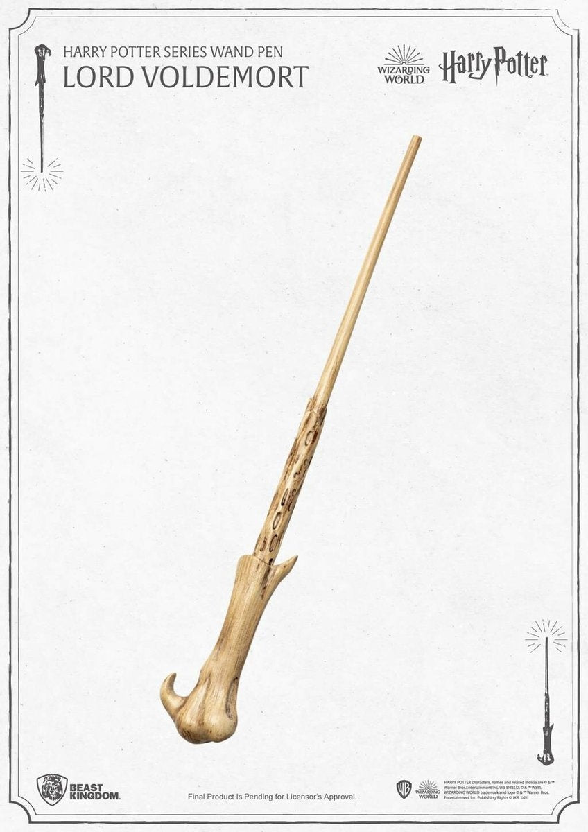 Beast kingdom – Harry Potter – lord voldemort toverstaf pen