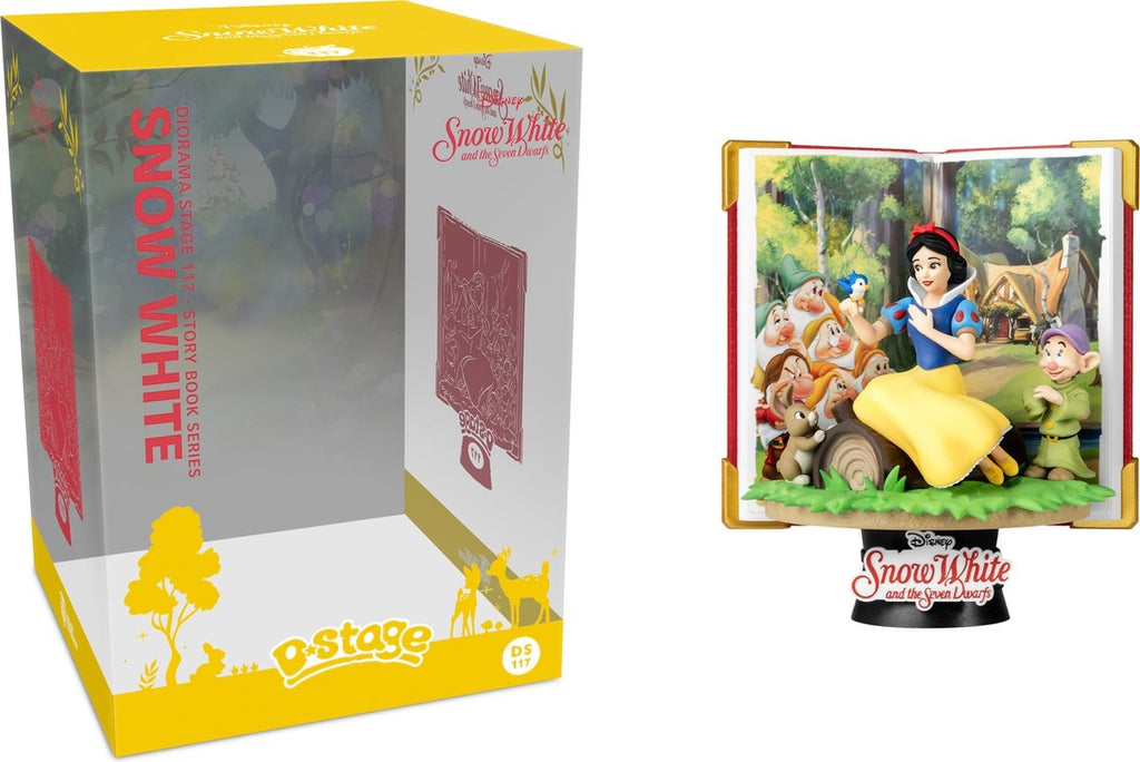 Beast kingdom – disney – diorama-117 – verhalenboekenserie – sneeuwwitje – 13cm