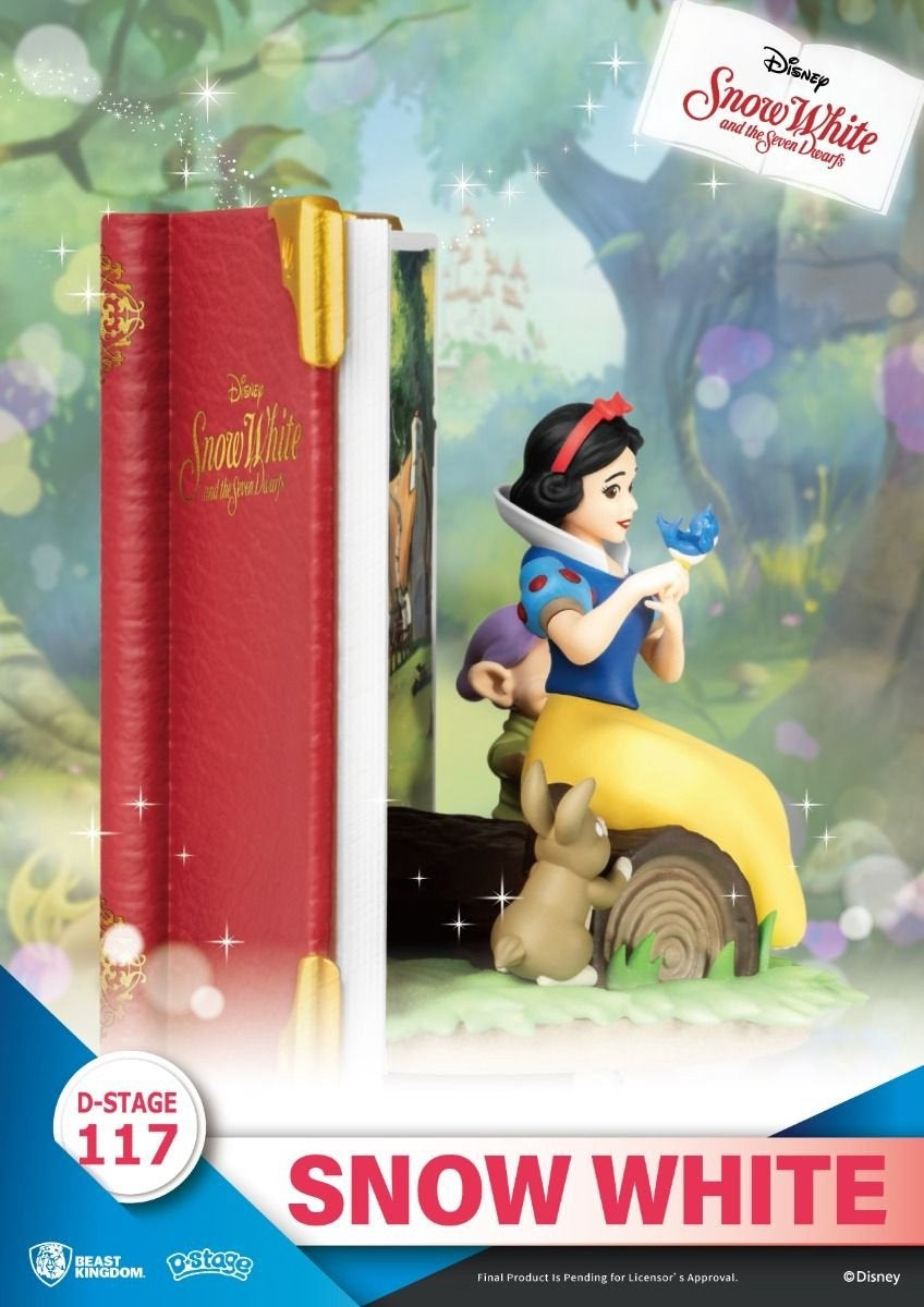Beast kingdom – disney – diorama-117 – verhalenboekenserie – sneeuwwitje – 13cm