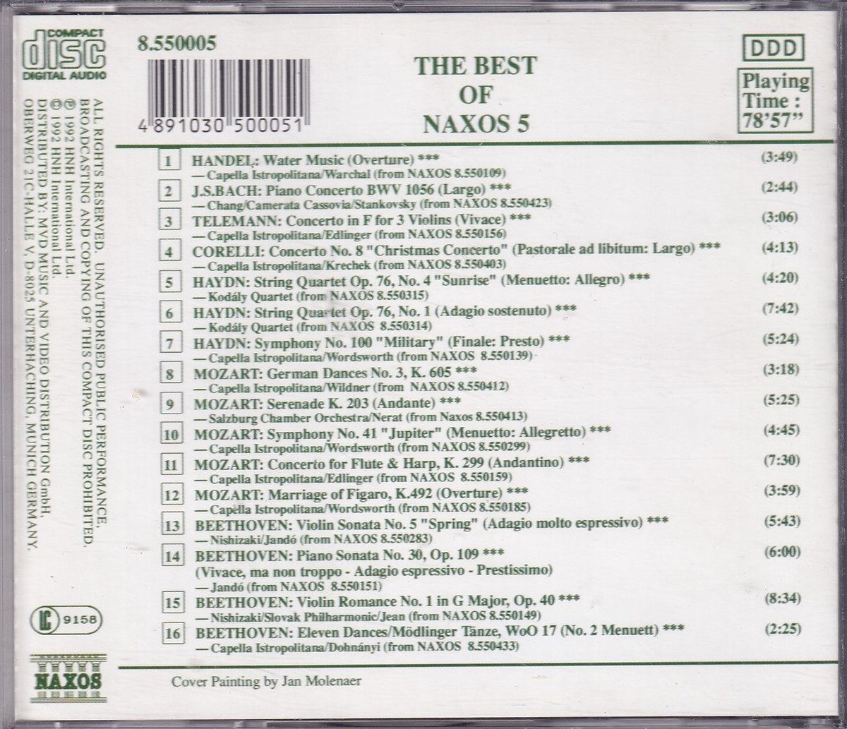 Best of naxos 5 – CD