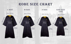 Harry Potter – hufflepuff wizard robe – huffelpuf tovenaar kostuum – S